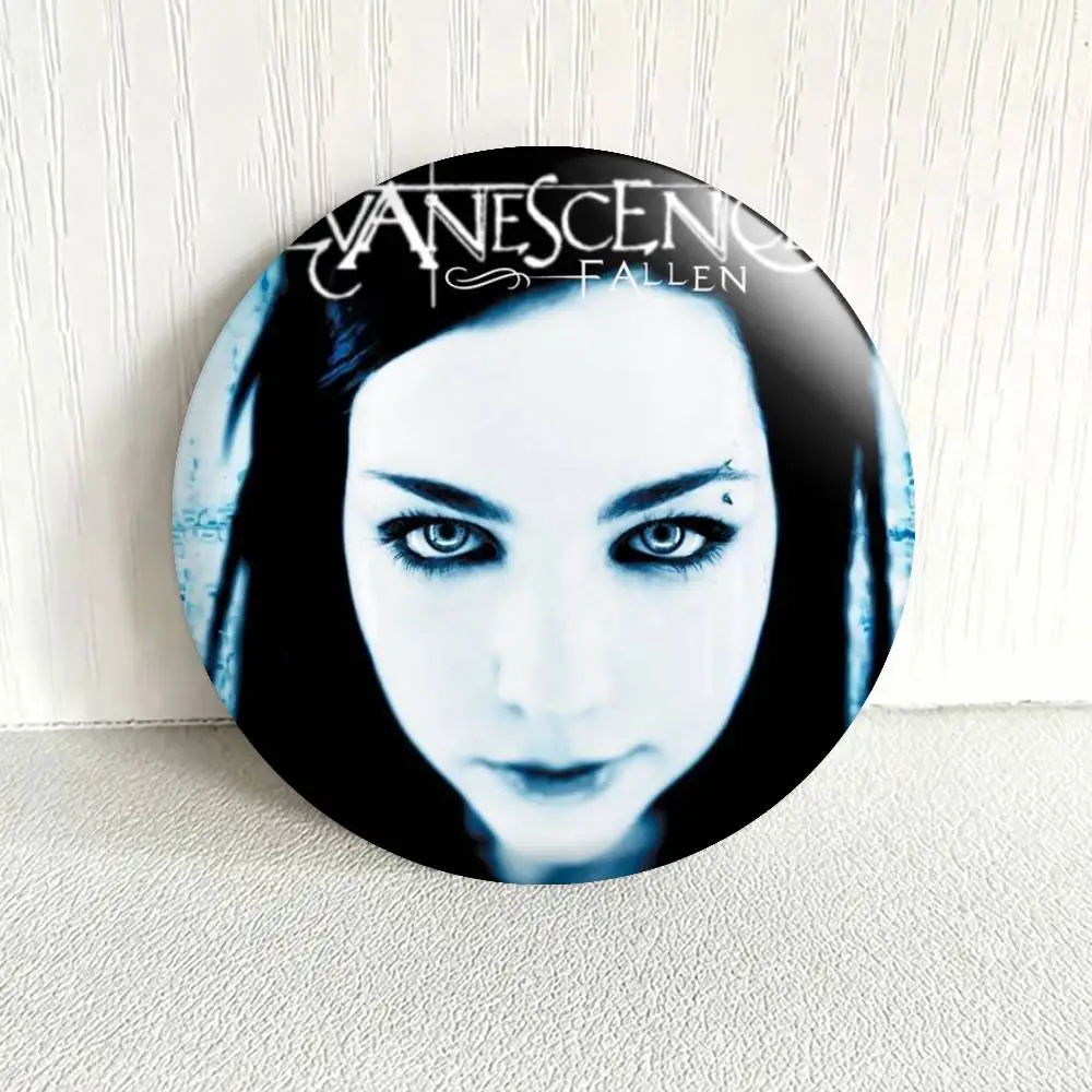 Фото Значки E-Evanescence Fallen A-Amy Lee, круглые, 25, 32, 44, 58, 75 мм, для фанатов, коллекционеров, подарки друзьям, броши, сувениры №2