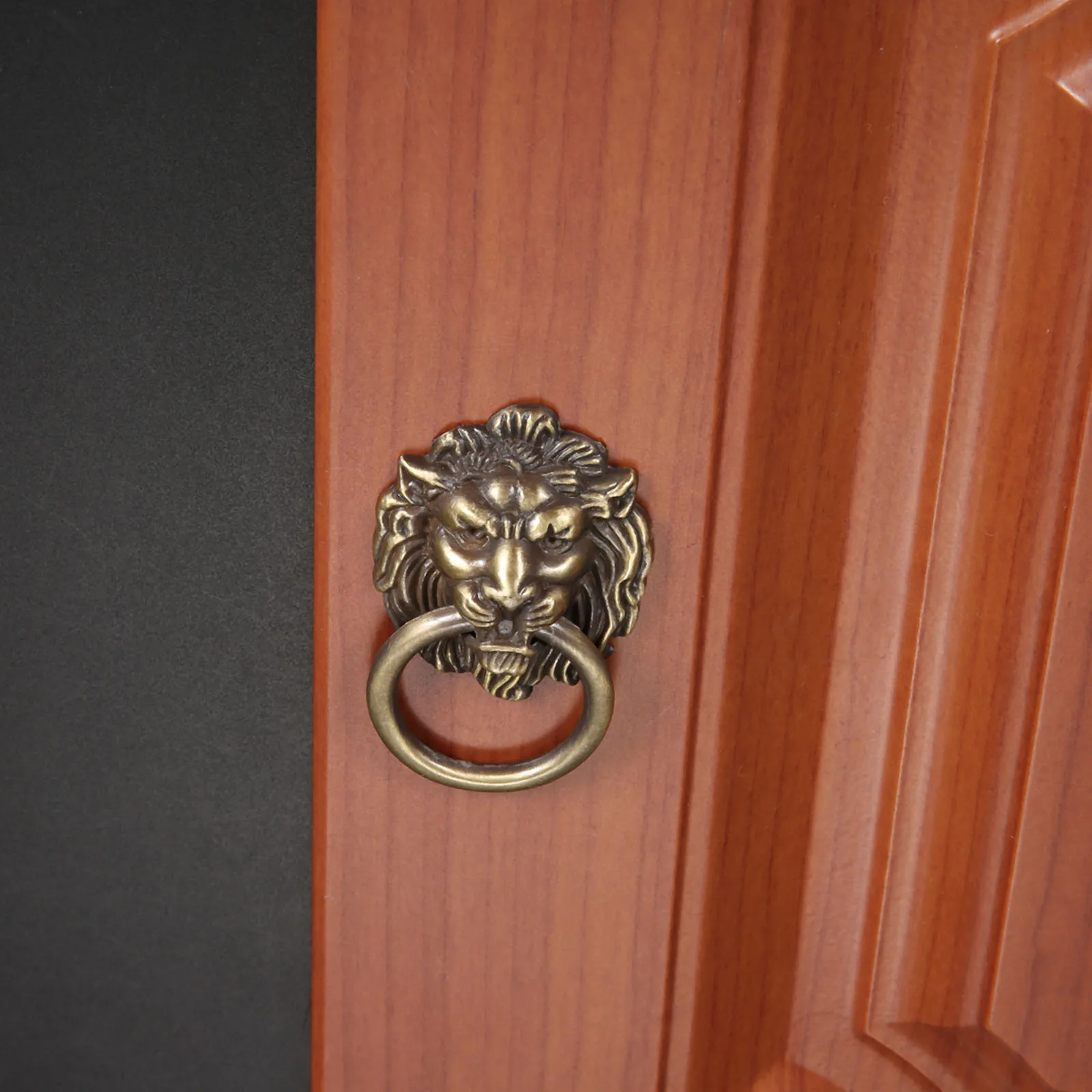 

DRELD Ручки для шкафа с головой льва, цинковый сплав