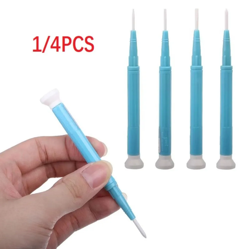 

1/4PCS Ceramic Screw Driver Antistatic Non-Magnetic Slotted CD-15/20/25/100 Batch Insulated High Frequency Circuit Adjustment