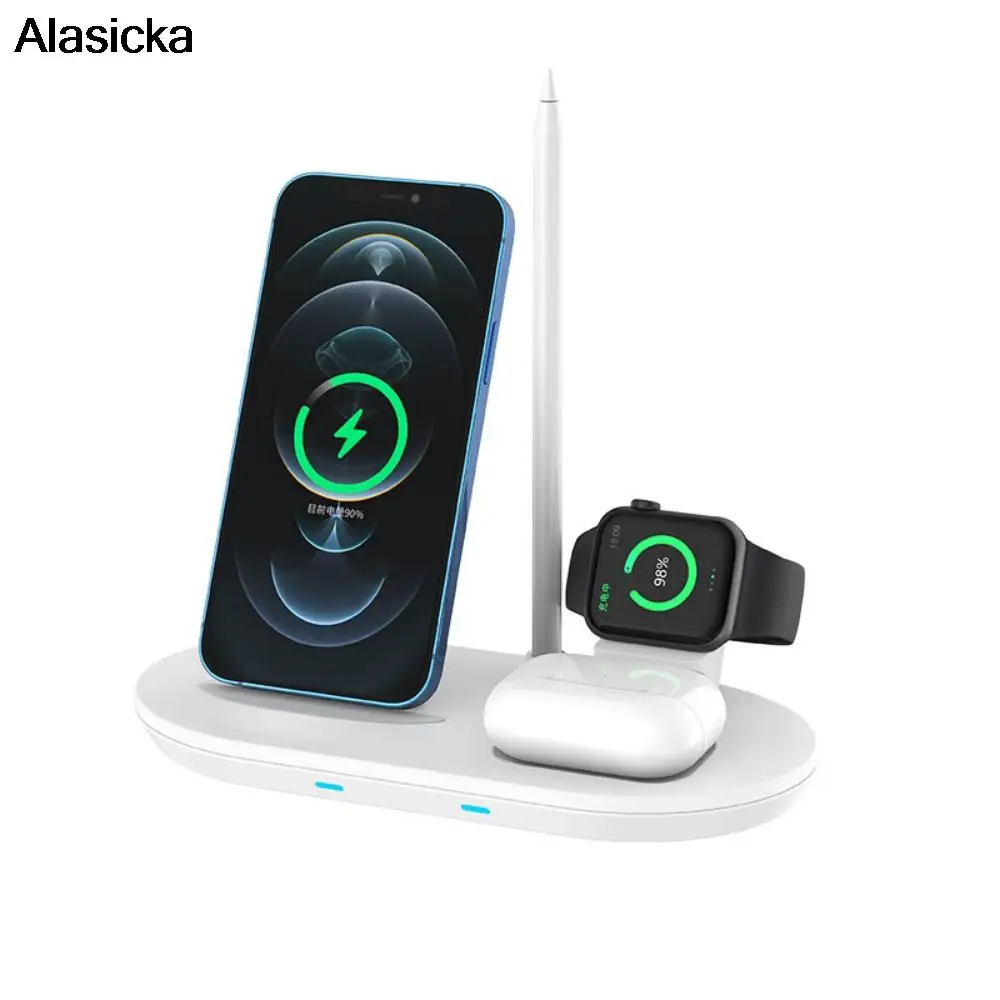 3 в 1, беспроводное зарядное устройство, 15 Вт