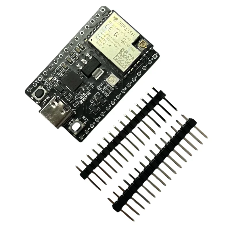 Фото Плата разработки ESP32-C3-WROOM-02 или 02U ESP32-C3-DevKitC-02U 02, беспроводной модуль WiFi Ble, используемый по Type-C №3