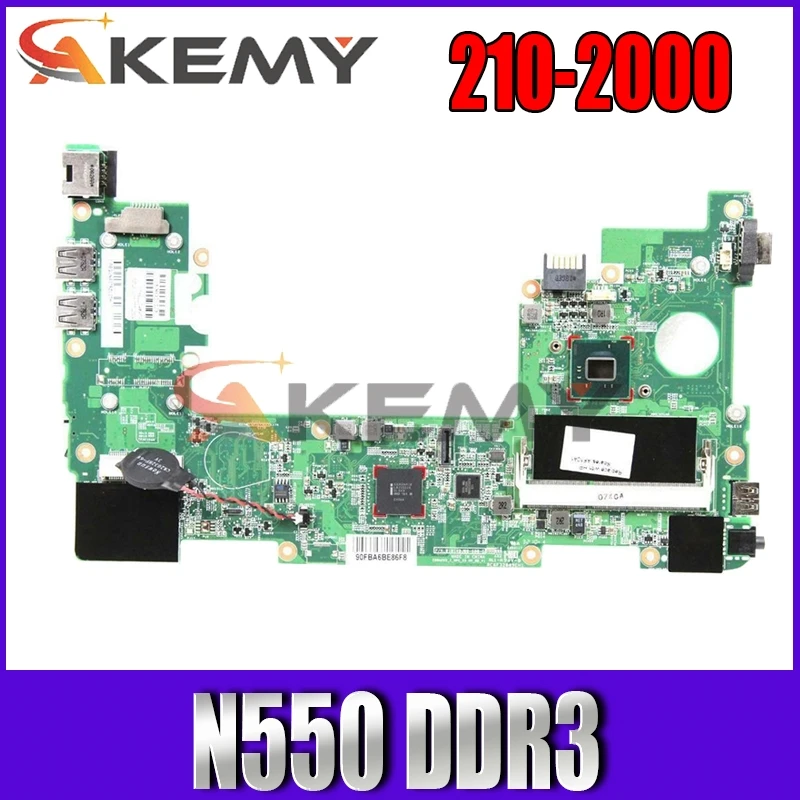 

Akemy On sale laptop motherboard for HP mini 210-2000 630968-001 Intel N550 DDR3 Mainboard Full Tested