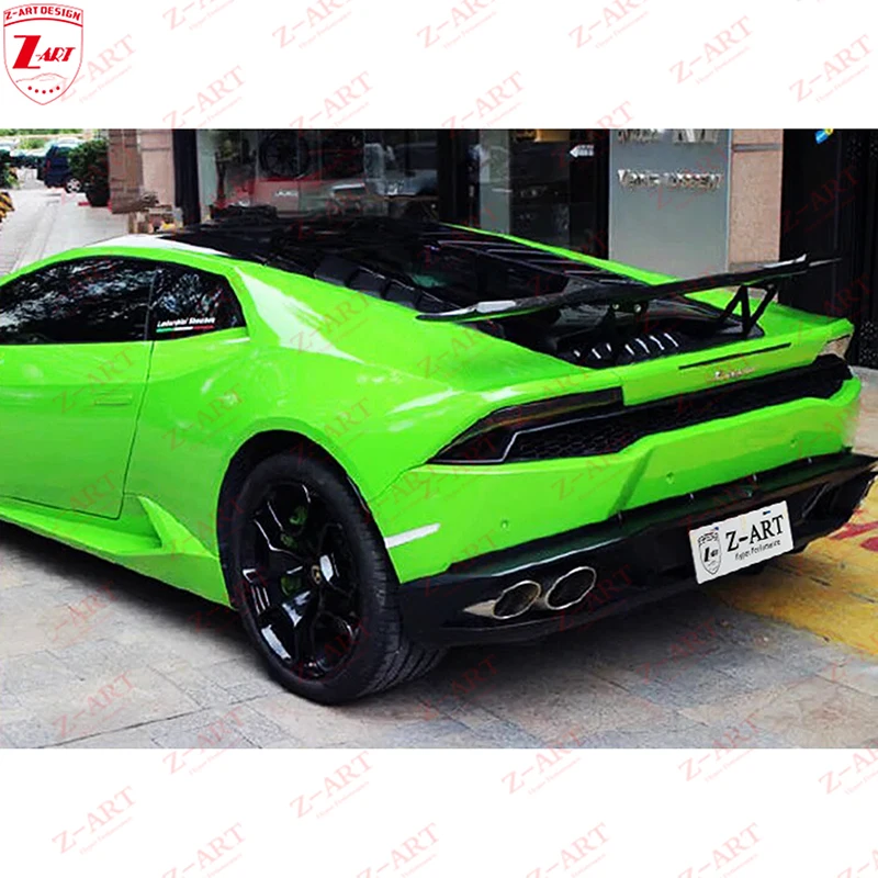 Заднее крыло из углеродного волокна Z-ART + задняя крышка для Huracan задний спойлер