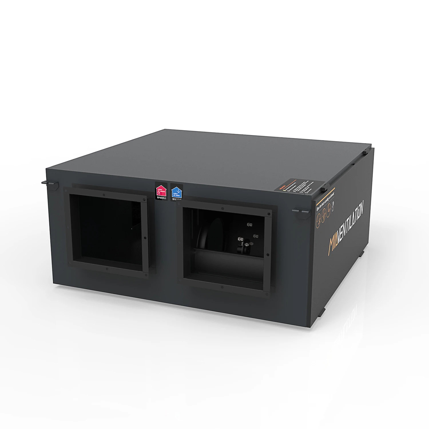 5500 м3/ч MIA Лидер продаж Hvac Чистая комната без теплообменника Канальный вентилятор