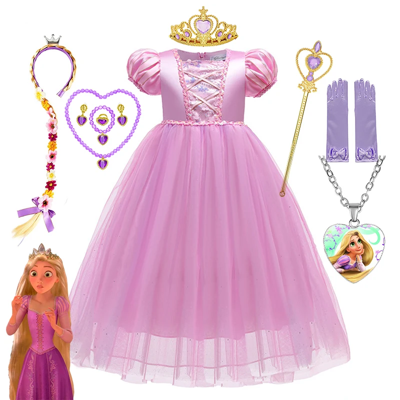 

Детское бальное платье с аппликацией и блестками, для косплевечерние