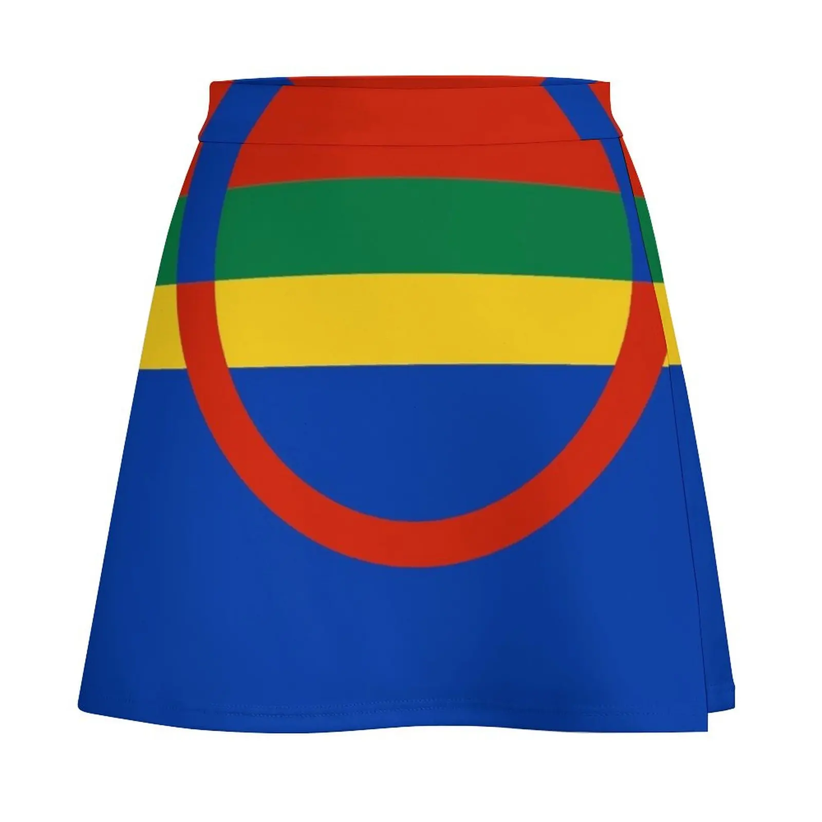 Вертикальная мини-юбка с флагом саами платья летние женские юбки 2025 года женская