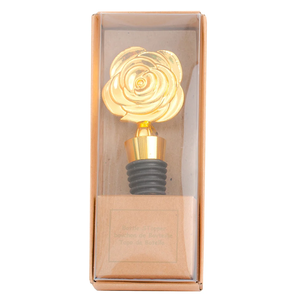 

1pc Rose Shape Bottle Plugs Creative Bottle Stopper Stopper
