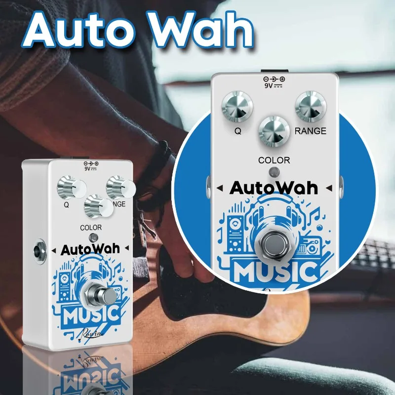 Фото A99I - Гитарная педаль Noise Gate Suppressor Noise Killer RE-08, автоматический эффект Wah-Wah-Wah, фильтр-энклоупевер №3
