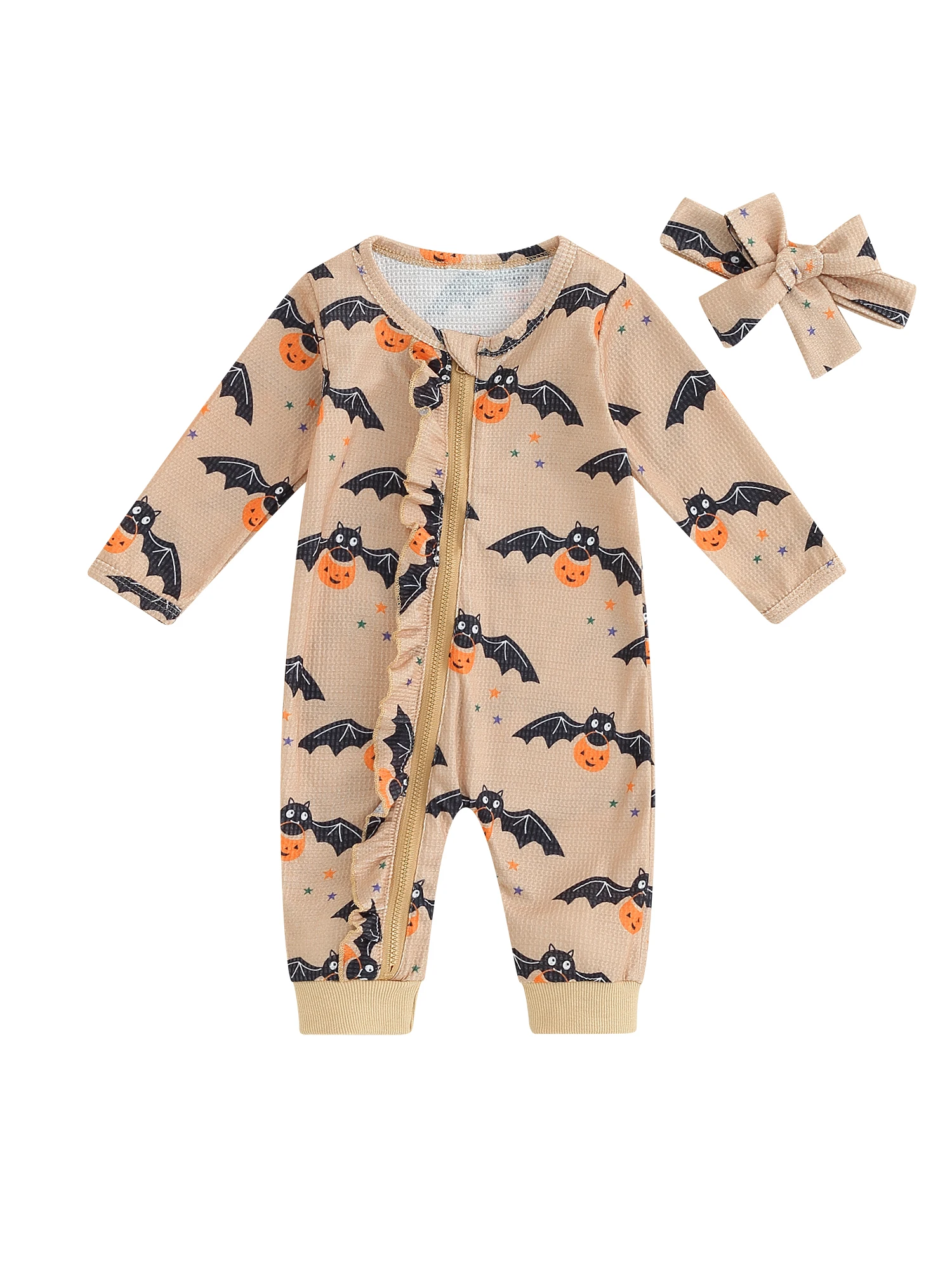 

Toddler Boy Halloween Costume Set Skeleton Print Long Sleeve Shirt Pants Hat Gloves Socks Mask