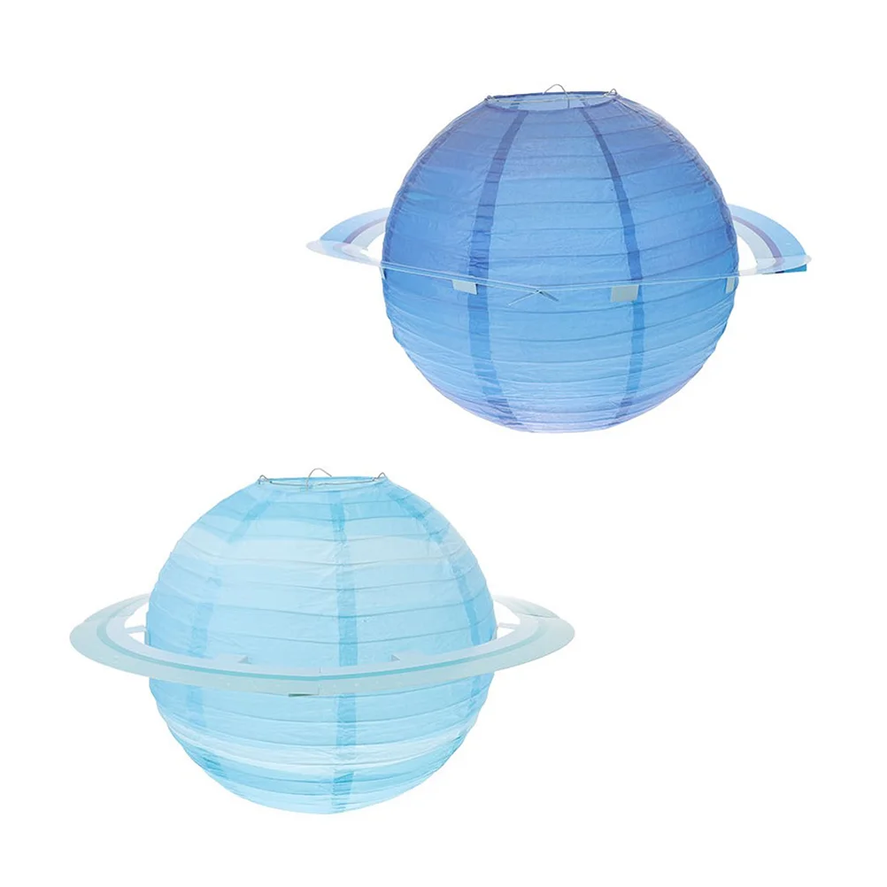 

Paper Lanterns Space Decorations Party Hanging Lantern Outer Planet Round Decoration Theme Lamps System Solar Lampshade Planets