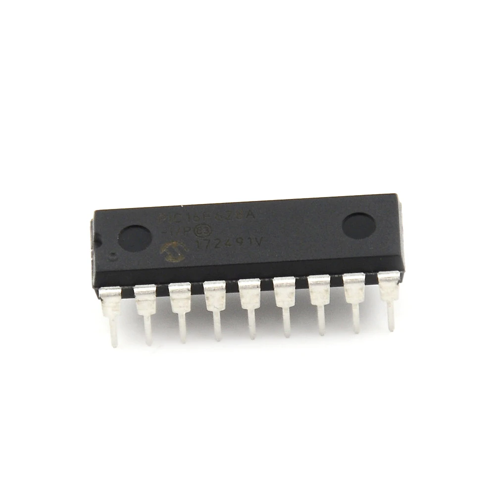 

IC MICROCHIP DIP-18 PIC16F628A PIC16F628A-I/P Microcontroller Processor Low Voltage Low Speed Clock Mode