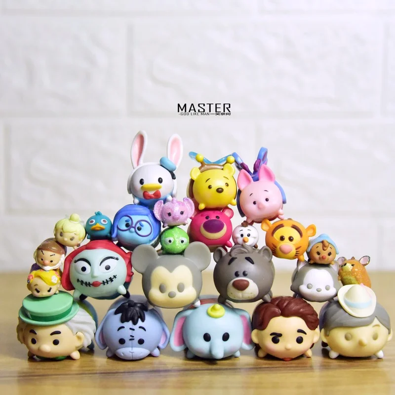 

TSUM TSUM Disney Original Plus Mini Doll Ornaments Winnie The Pooh Lovely Anime Figures Model Kids Toys For Girls Boy Gift