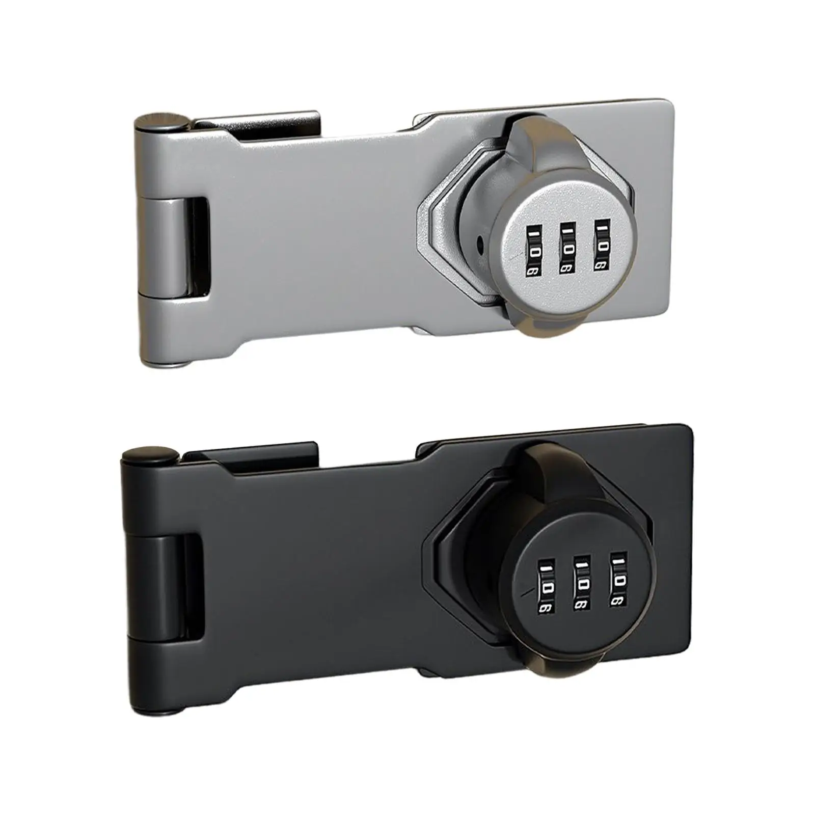 

Mechanical Password Lock Rotary Password Lock Cabinet Password Slide Latch Lock for Office File Barn Door Garage Door Barn Door