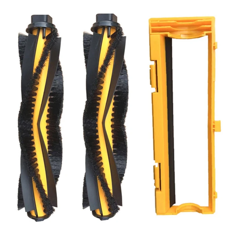 

2Pcs Vacuum Cleaner Main Brush + 1Pcs Roller Brush Plate Cover Forroscenic 800T 820S 830S 830P Forliectroux C30B