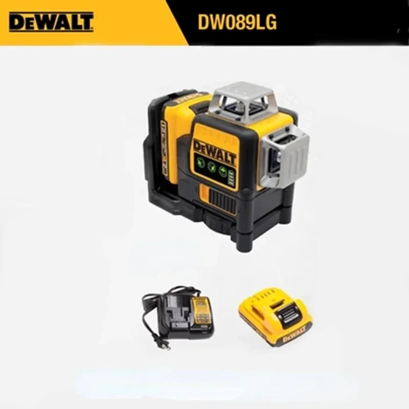 Уровень лазерный Dewalt DW089LG 12 линий 3 стороны * 2023 градусов В