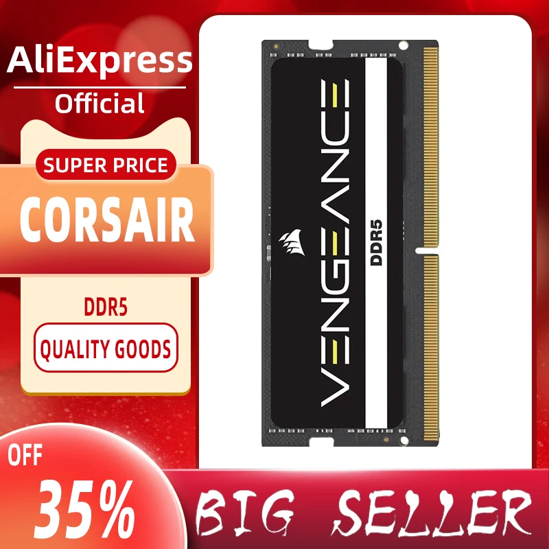 

Corsair Gaming DDR5 Notebook Memory Module Avenger Series DDR5 Avenger DDR5 16G 32G 4800
