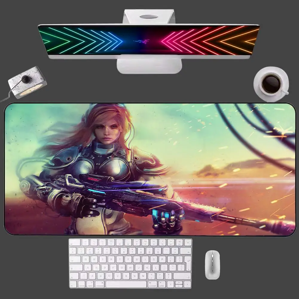 

Starcraft HD Коврик для мыши, большие игровые плееры, скоростной коврик для мыши с застежкой по краю, клавиатура для ноутбука и офиса, настольный компьютерный коврик