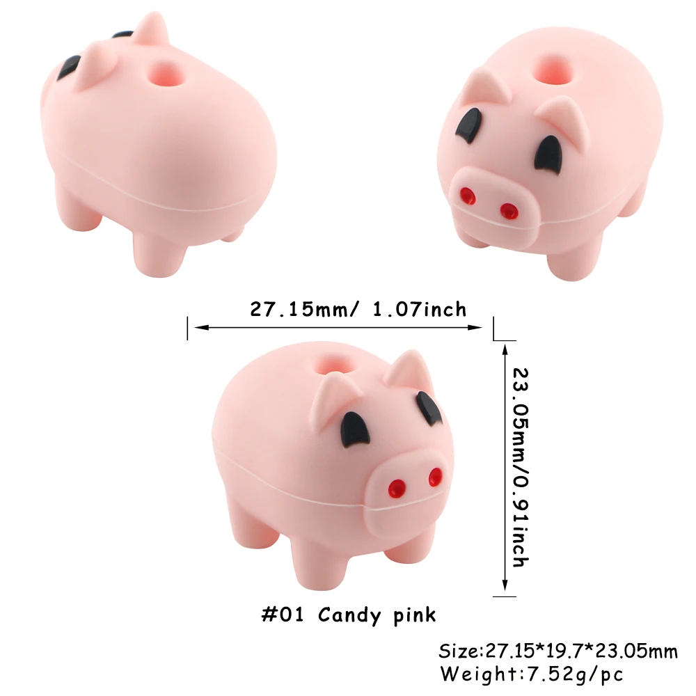 Sunrony 5/10 шт. стереоскопическая модель силиконовые фокусы животные бусины для