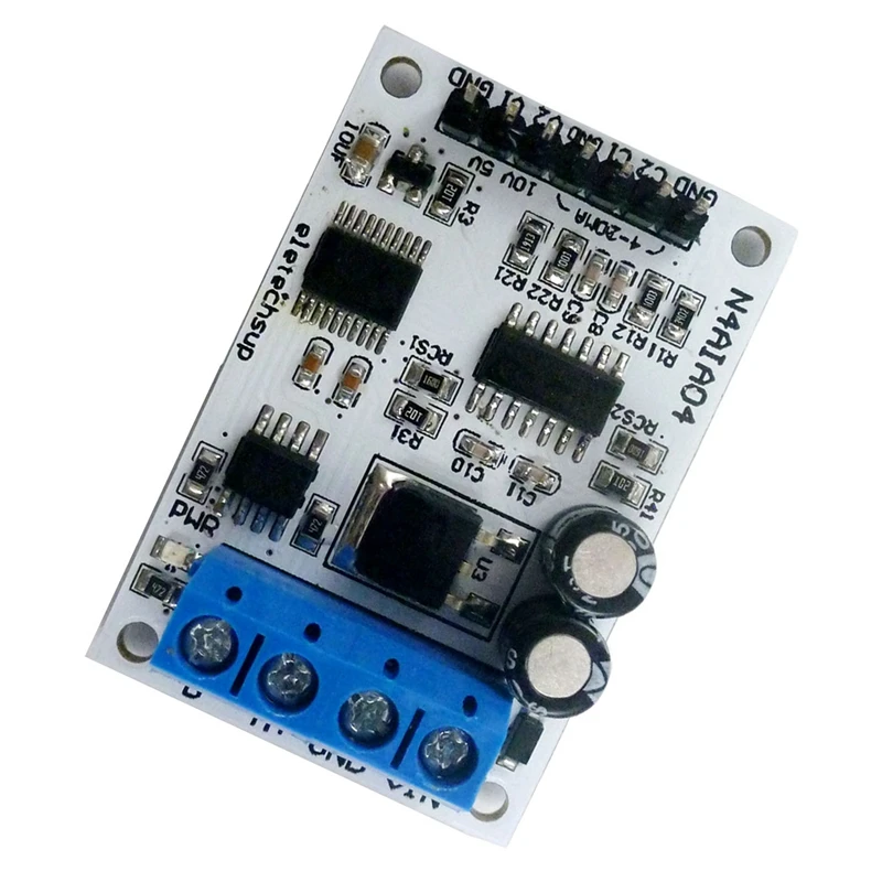 

HTHL-ELETECHSUP 4-20MA Voltage Signal Acquisition RS485 Modbus RTU Module For PLC Current Transmitter Measuring Instruments