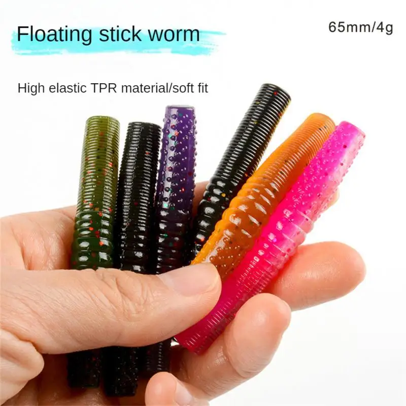 

Spinpoler Fat Worm Senko Finesse Tpr Ned Worm Rig 2.75" Stickbait Soft Fishing Lures Swim BaitWith Box Swimbait Bass Pike