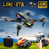 2022 New XT8 RC Mini Drone with 4K Dual HD Camera Video Shooting Led Drone Quadcopter with FPV One-Key Return Toys for Kids Gift