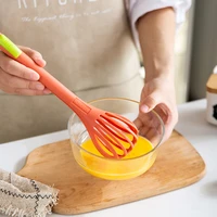 mdzfsweethome multifunctional 5in1 egg beater nylon food tongs manual egg whisk pasta spaghetti spoon kitchen gadget mixer tools
