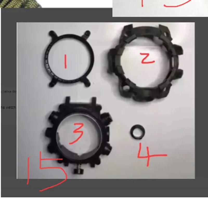 

15 sets of watch cases, 15 movements, 3 meters bracelet