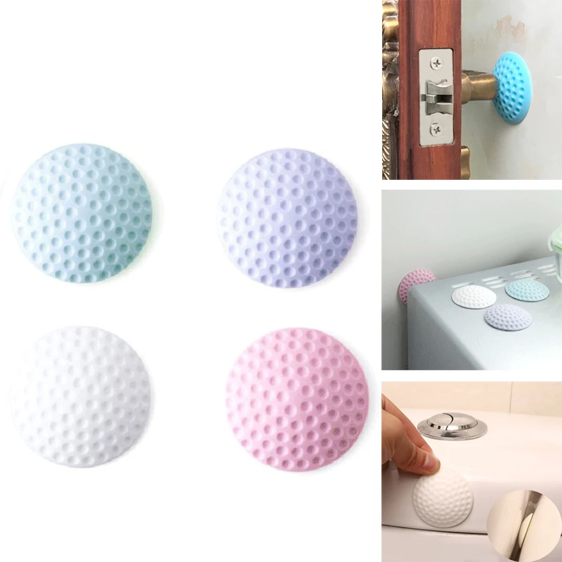 

1 Pcs Door Handle Crash Pad Door Handle Bumper Rubber Lock Crash mat Pad Wall Protector Guard Door Stopper Random Color