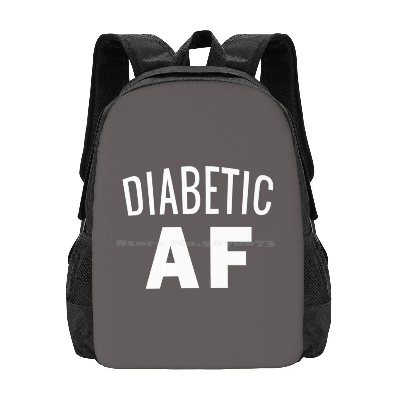 

Футболка с изображением диабетиков, женская школьная сумка для девочек-подростков, дорожные сумки для ноутбука