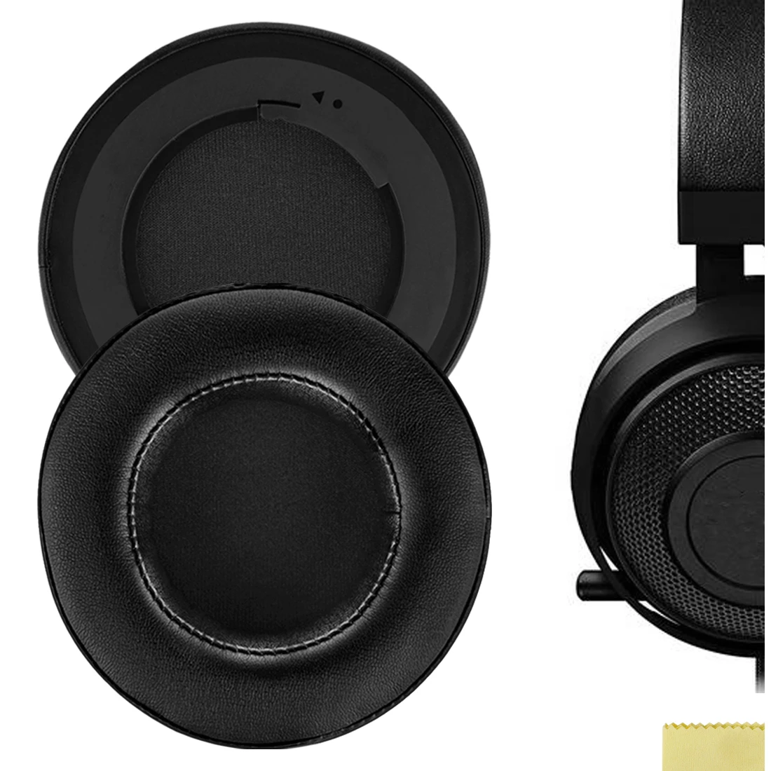 

Geekria Earpads for Razer Kraken 7.1 Chroma V2 USB Replacement Headphones Protein Leather Ear Pads Cover Cushions Foam Earmuff