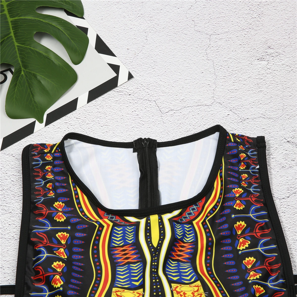 Женский летний купальный костюм богемные купальники с узором Двухслойное бикини