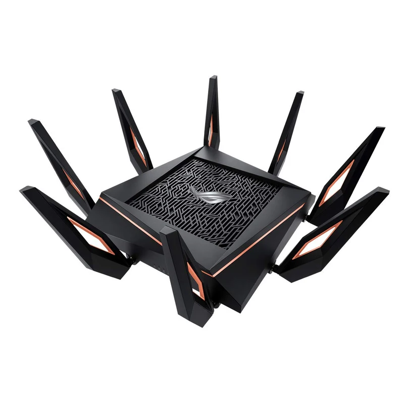 Top 5 Best ASUS GT-AX11000 Tri-band Wi-Fi Gaming Router World's first 10 Gigabit with quad-core processor 2.5G gaming port DFS