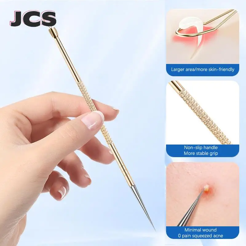 

1pc Stainless Steel Blackhead Comedone Acne Blemish Extractor Remover Face Skin Care Pore Cleaner Needles Remove Tools