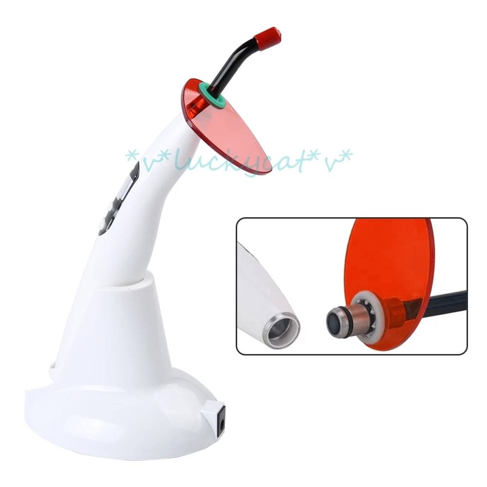 

new durable 1Set Dental Wireless Light Curing Dentistry LED Blue Ray Cure Lamp Intensity 1500mw/cm2 For Dentist Device