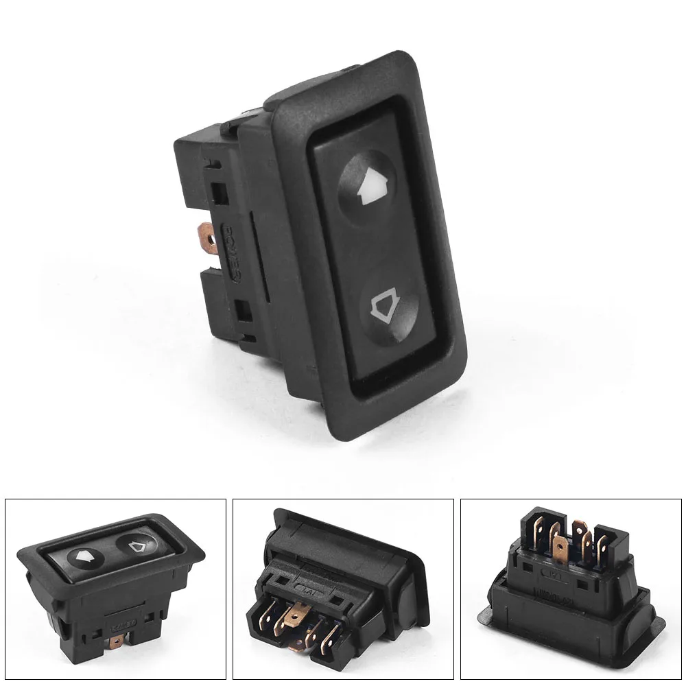 

6-контактный 12-24 В 10A-30A автомобильный электрический переключатель окна, крышка кнопки, автоматический контроллер мощности, тумблер, универсальные автомобильные аксессуары