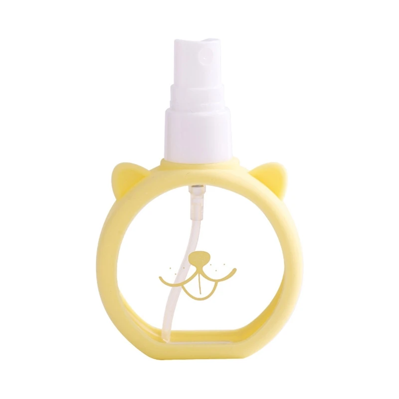 

55 мл Мультяшные конфетные цвета, многоразовые планшетоны, пустые косметические флаконы для распыления, портативный дорожный инструмент