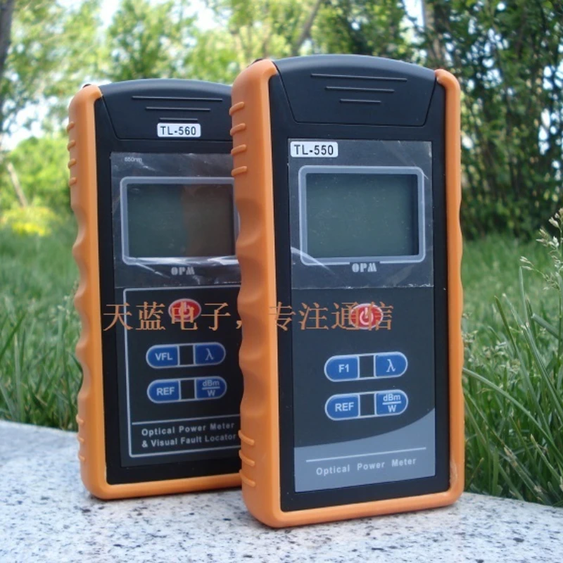 TL-550 Optical Power Meter with FC SC Common Adapter Head  High Sensitivity, Dustproof and Anti-drop TL-550