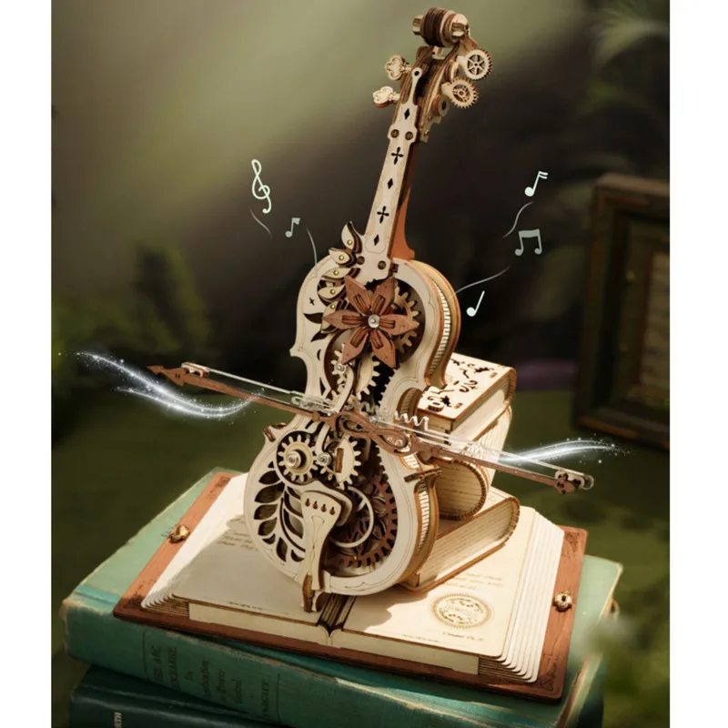 Toys Stem Moveable Creative Funny Wooden Manual Diy Stereo Puzzle Kids Adult Creative Gifts