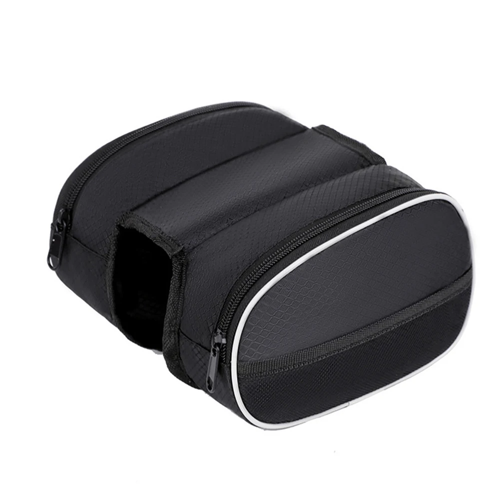 

Bicycle Front Beam Bag Hot Sale Waterproof Mountain Bike Saddle Bag Upper Tube Tool Bag Equipped With Reflective Strip Parts