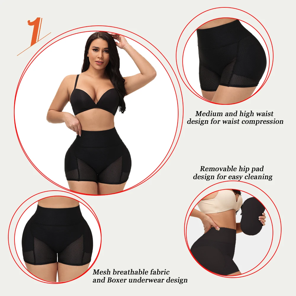 SEXYWG Push Up Shapewear Panties Women Butt Lifter Panties Hip Shapewear for Women Sexy Body Shaper Hip Enhancer