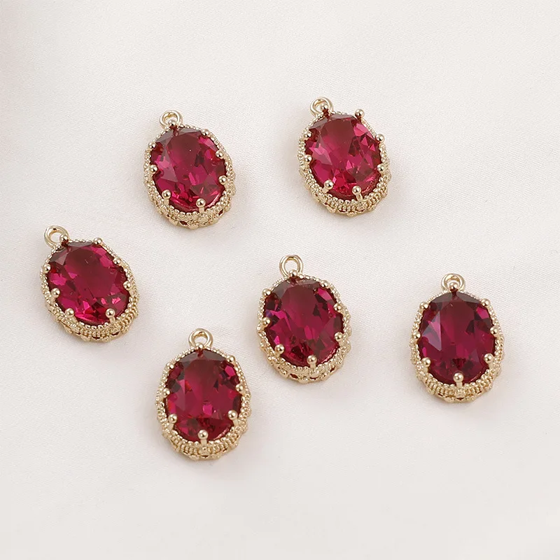 Серьги-подвески в стиле ретро с инкрустированными бриллиантами 2 шт. |