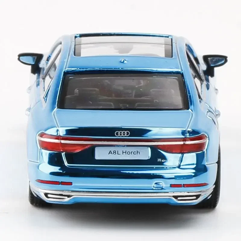 JKM 1:64 Audi A8L Horch Car Модель из сплава Имитационная модель автомобиля A8 Покрытие