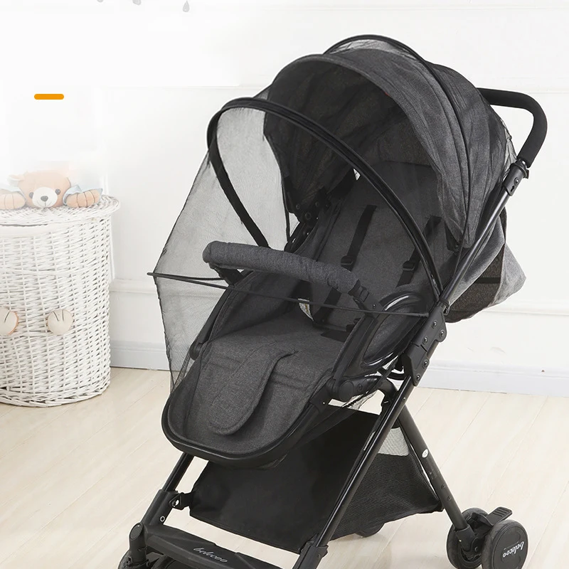 

Full Cover Stroller Mosquito Net Zipper Type Fly Protection Accessories Summer Mesh Carriage Baby Stroller Trolley Mosquito Net