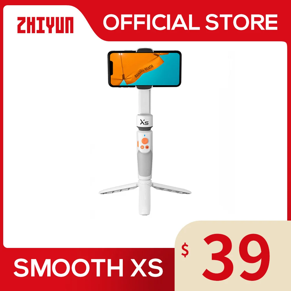 ZHIYUN Official SMOOTH XS Gimbal Palo Selfie Stick Phone Monopod Handheld Stabilizer for Smartphone iPhone Redmi Huawei Samsung