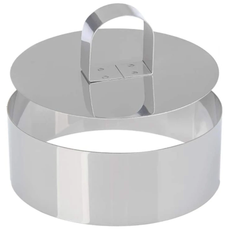 

Круглые Кольца для торта, нержавеющая сталь, резак для печенья, муссовые круглые формы для торта, кольцевой резак для печенья, инструменты д...