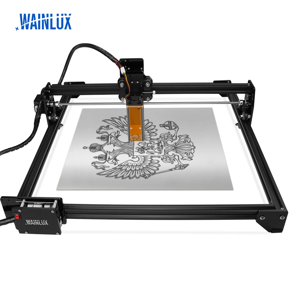 

Лазерный гравер Wainlux jl3 40 Вт DIY лазерный гравировальный станок принтер большой мощности для логотипа резьбы по дереву кожи металла