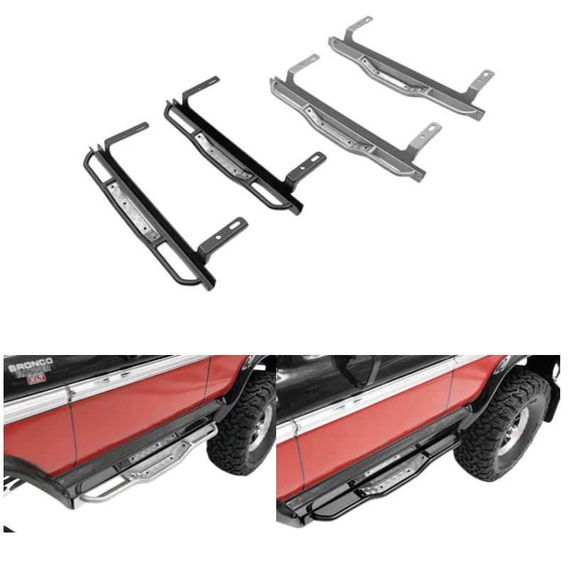 1:10 масштаб R/C Rock Crawler Truck Trax TRX4 Ford Bronco Ranger XLT модифицированные аксессуары полностью Металлическая боковая педаль «ранчо»