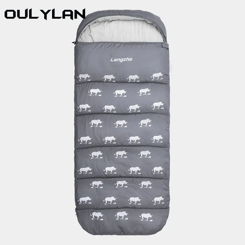 

Oulylan Portable Sleeping Bag Winter Thickened Cold Outdoor Camping Hiking Backpacking Ultralight Sleeping Bag for Aldult