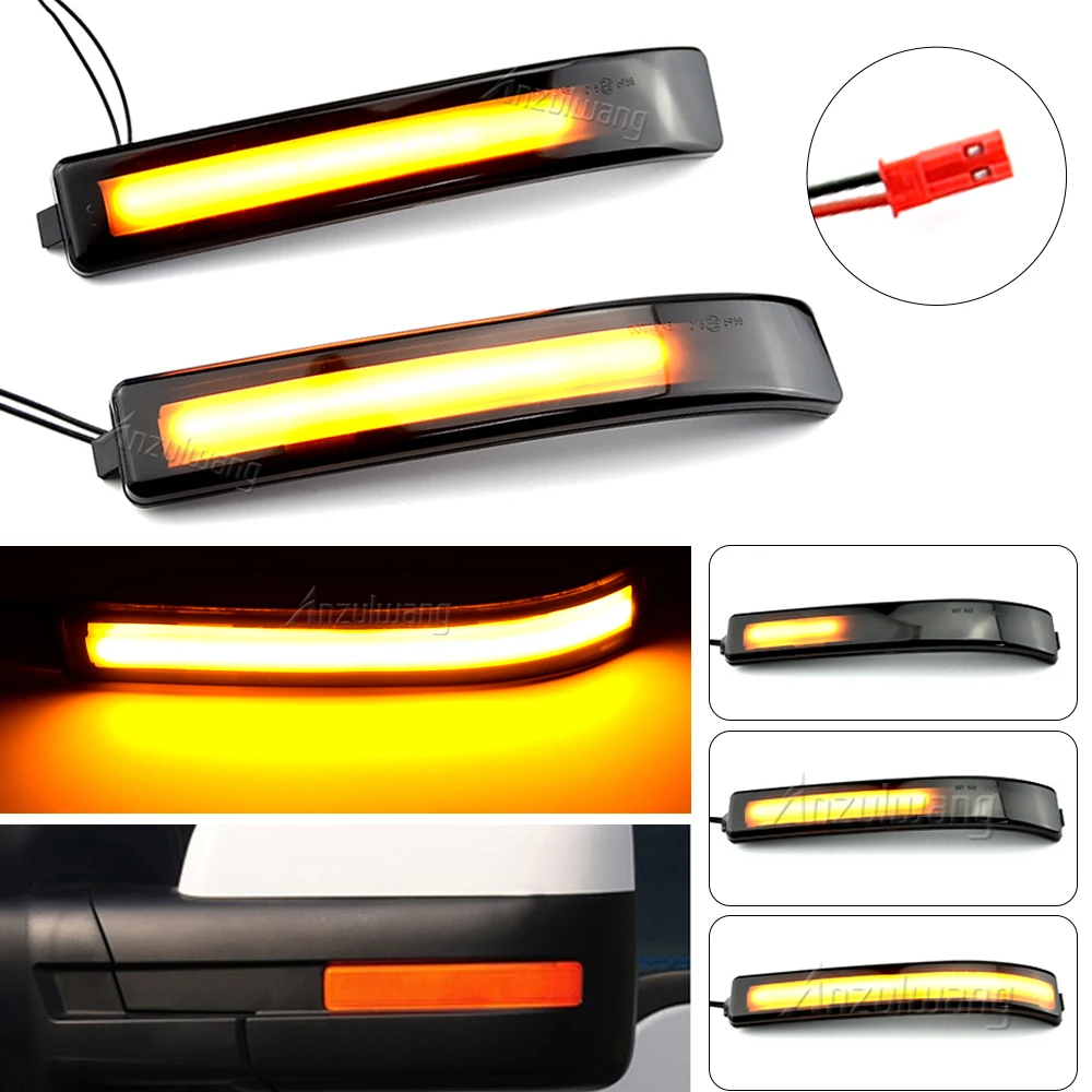 

2PCS LED Side Wing Dynamic Turn Signal Flowing Rearview Mirror Light For Ford F150 SVT Raptor 2009 2010 2011 2012 2013 2014