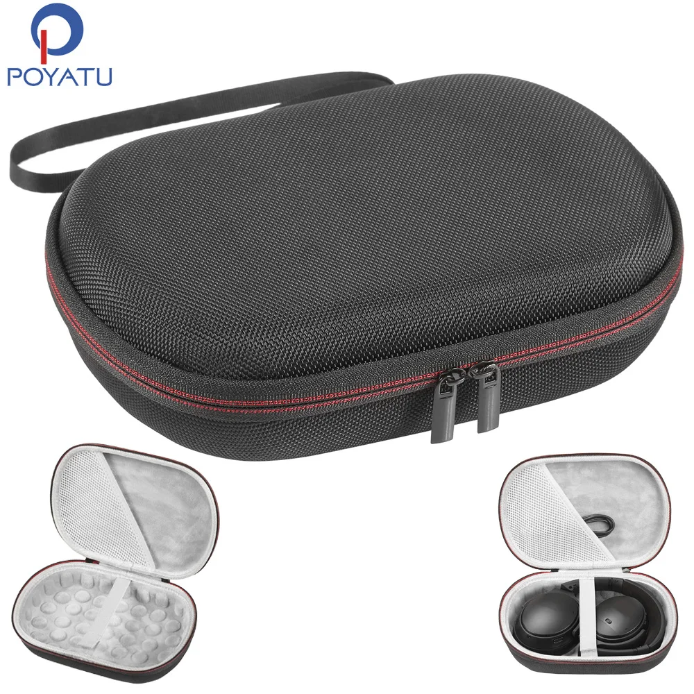 

POYATU Headphone Case for Mpow H12 H17 H19 IPO Headphones Hard Case Carrying Pouch Box